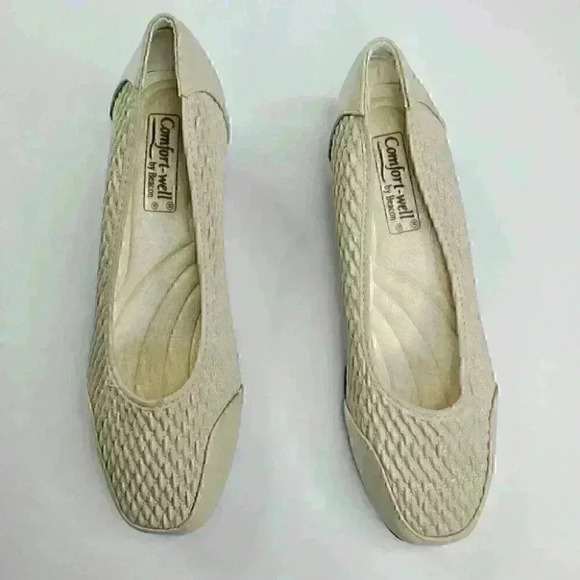 Stretch'n Form by Beacon Beige Women Comfort Shoes Size 8.5/9/10 New - Picture 4 of 10